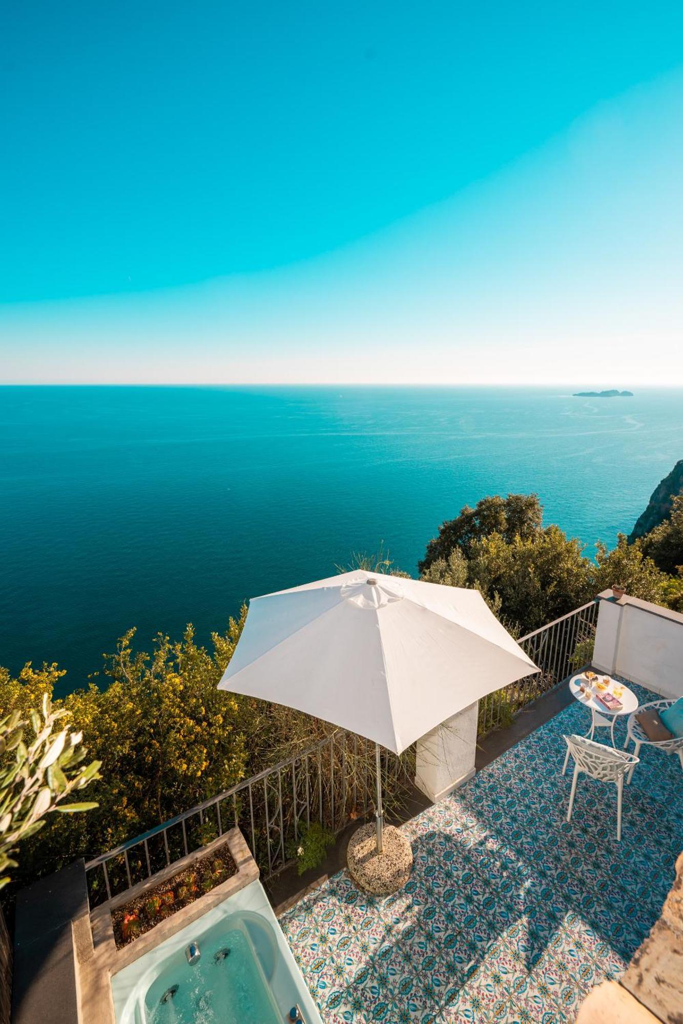 Villa Punta Del Sole بوسيتانو المظهر الخارجي الصورة